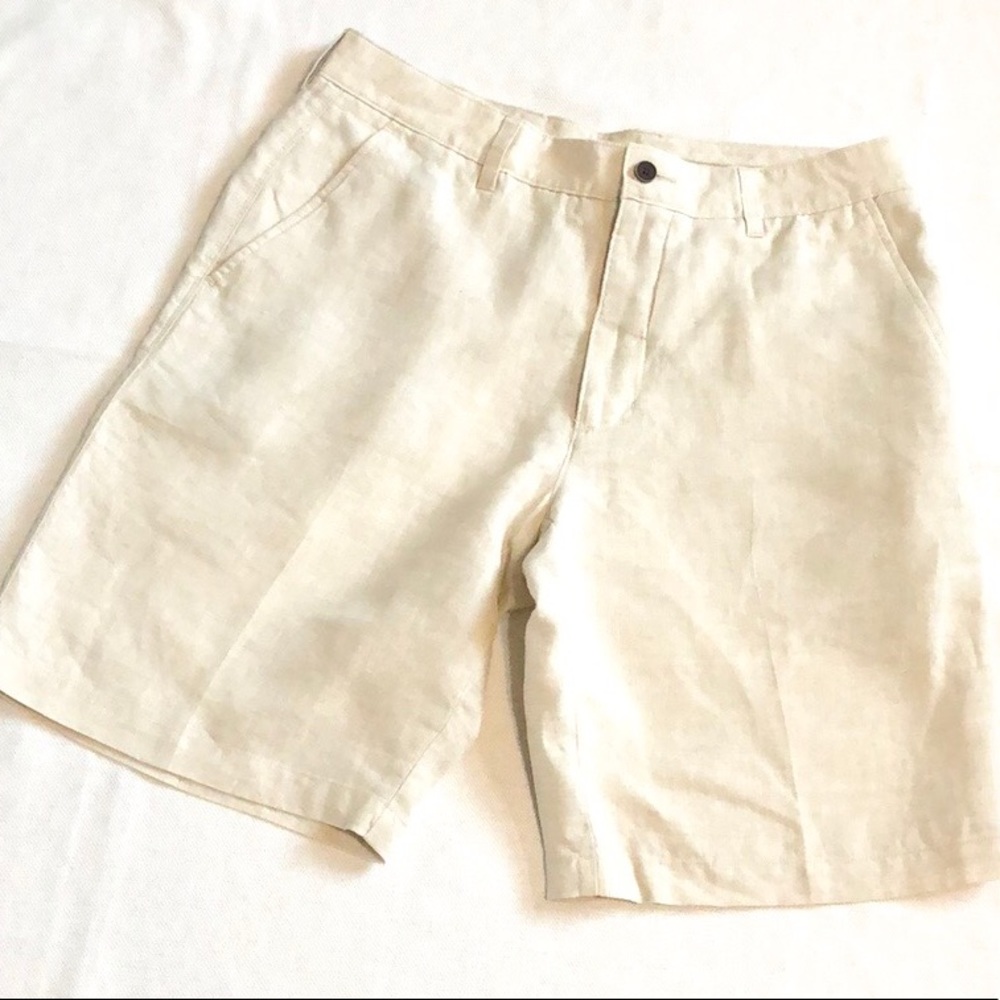 Tasso Elba 100% Linen Shorts